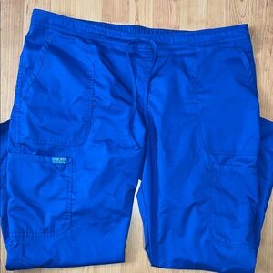 Cherokee Workwear Blue Scrub Pants Plus Size Petite!